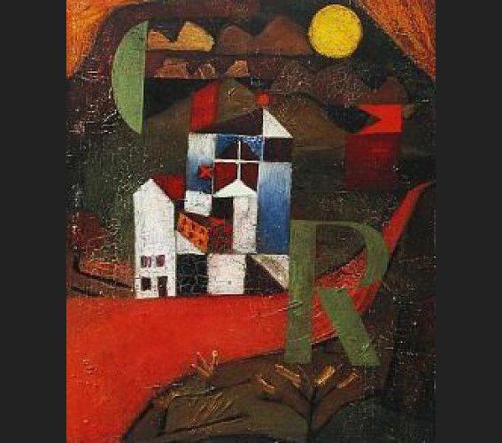 Villa R painting - Paul Klee Villa R art painting